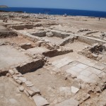 Άποψη του κτηρίου Μ και των νεοαποκαλυφθέντων δωματίων από ΝΑ.