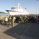 Γερμανοι ποδηλάτες από το Κατακολο στην Αρχαία Ολυμπία