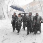 Οικουμενικός Πατριάρχης Βαρθολομαίος στη χιονισμένη Κωνσταντινούπολη