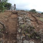 Άποψη των εργασιών του 2016 στην ακρόπολη της Βεργίνας, με φοιτητές αρχαιολογίας του ΑΠΘ επί το έργον.