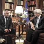 Συνάντηση Π.Παυλόπουλου με τον  ομογενή κοσμοναύτη Θεόδωρο Γιουρτσίχιν-Γραμματικόπουλο
