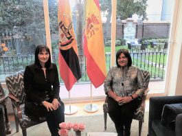 Η Υπουργός Τουρισμού Έλενα Κουντουρά με την Υπουργό Εμπορίου, Βιομηχανίας και Τουρισμού της Κολομβίας κα Maria Lorena Gutierrez