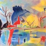 ΜΑΥΡΟΛΕΩΝ ΚΑΤΕΡΙΝΑ 100 x 100 cm. Acrylic.JPG έκθεση παρίσι
