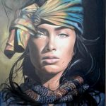 Τζέη Αθηνά, Beauty, 80x60cm, Λάδι σε καμβά.jpg μαριαν εκθεση