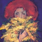 GARTSEA ELENA Mimoza, Acrylics on canvas, 50 x 50 cm..jpg εκθεση