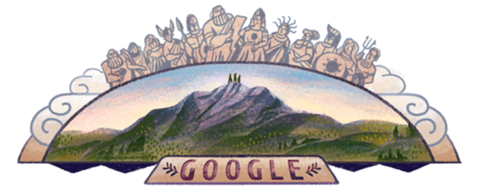 Celebrating mount olympus, Όλυμπος Google